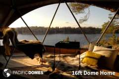 16ft Dome Home Interior - Sweden