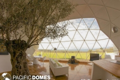 36ft Dome Home Interior