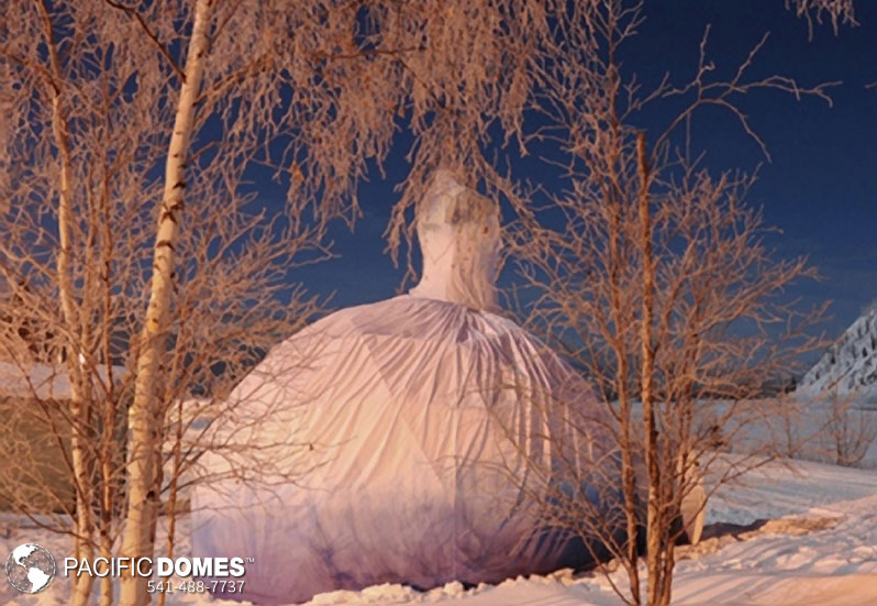 performing arts, yukon, dome style shelter