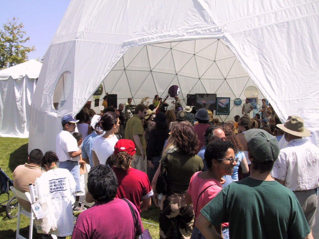 Whole Earth Festival Dome. Pacific Domes Festival Dome Tent and outdoor event tent. Shelter dome