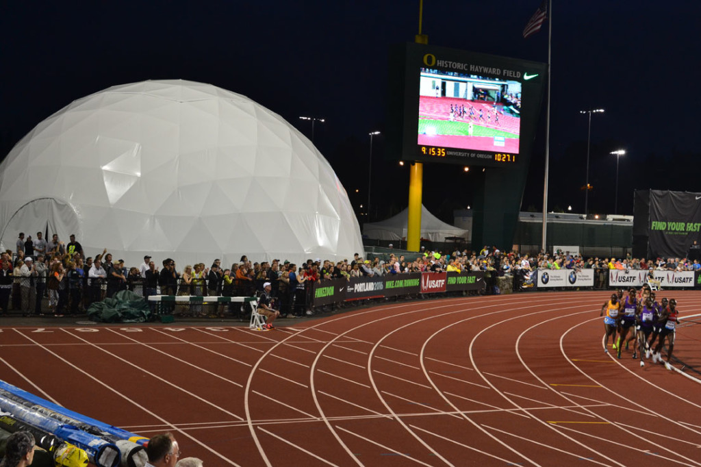 Pacific Domes at Track and Field Event - Dome Event Tent for Nike 
