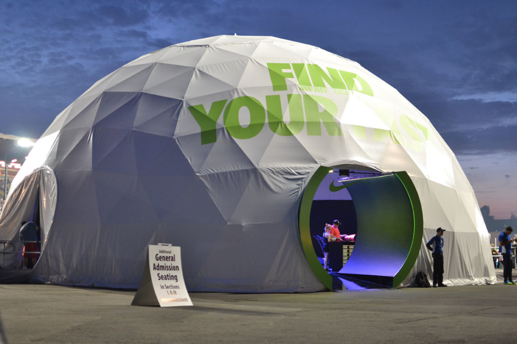Event Dome Tents for Sale - Nike Corporate Event Dome Outside