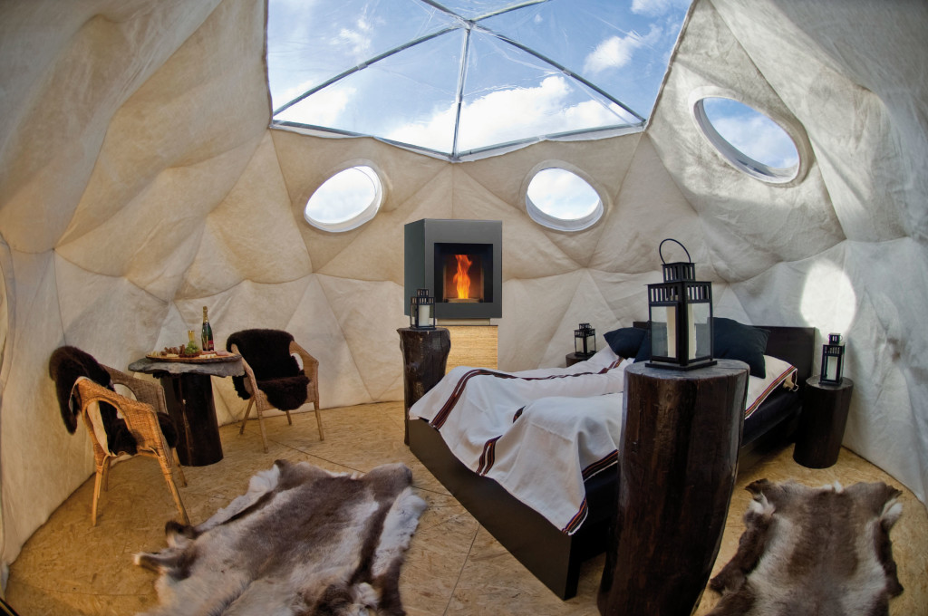 glamping resort lodging by pacific domes
