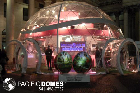 Tecnodomes – “An All Pink Dome”