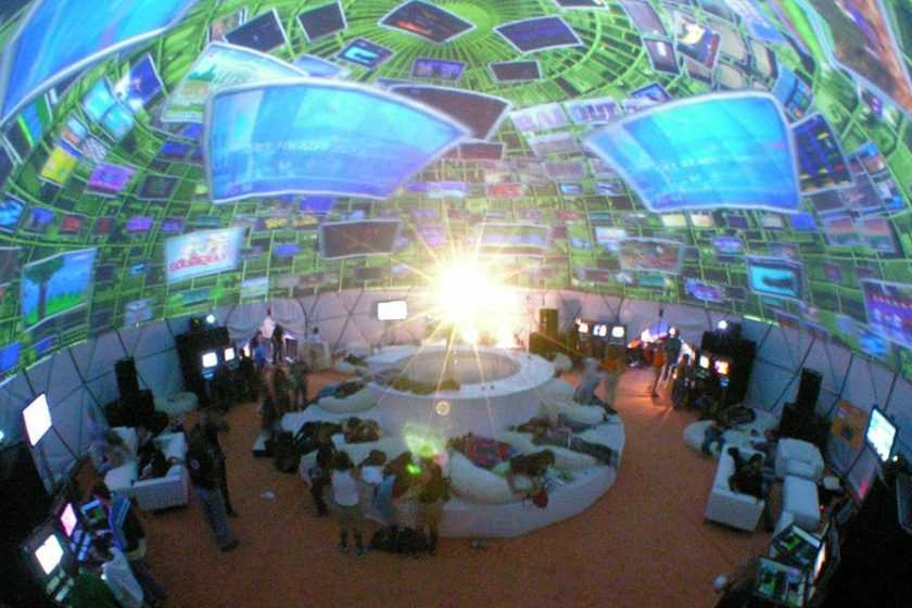 Game Tap Projection Dome
