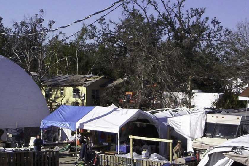 Hurricane Relief Dome