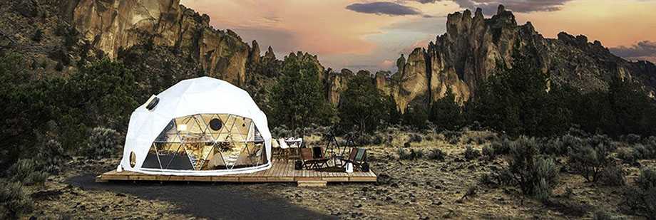 Glamping Dome in the high desert