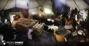 festival glamping domes