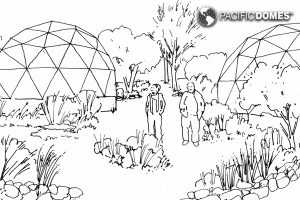 Geodesic framework for a sustainable future