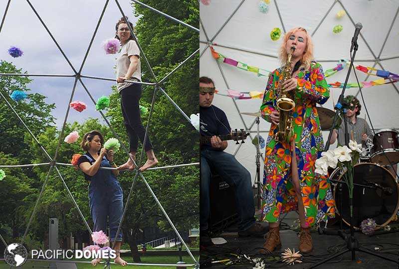 Heart of the Party Pacific Domes at Reed College Renn Fayre Pacific