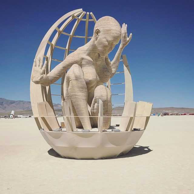 Mariposita Sculpture Burning Man 2019 | Pacific Domes