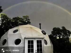 Dome with Rainbow