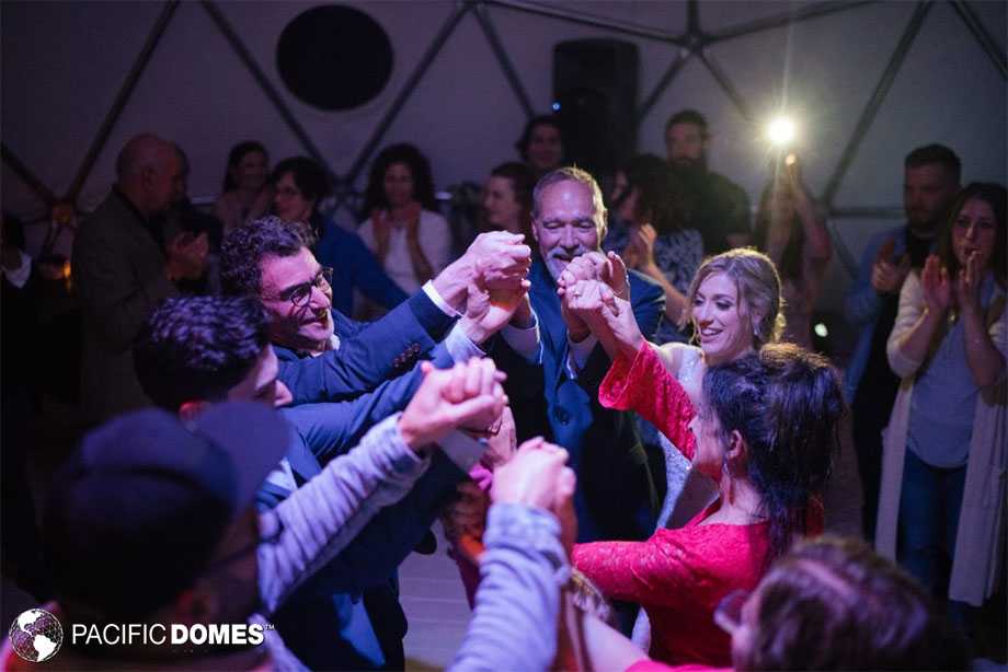 event dome, geodesic domes, wedding in a geodesic dome