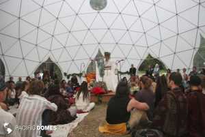 Fairy wedding in a dome