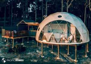 glamping, dome glamping, dome