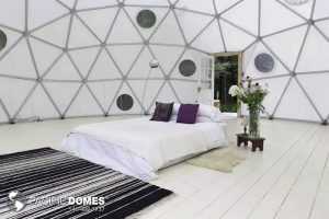 30-ft glamping dome Interior - Outlier Inn New York