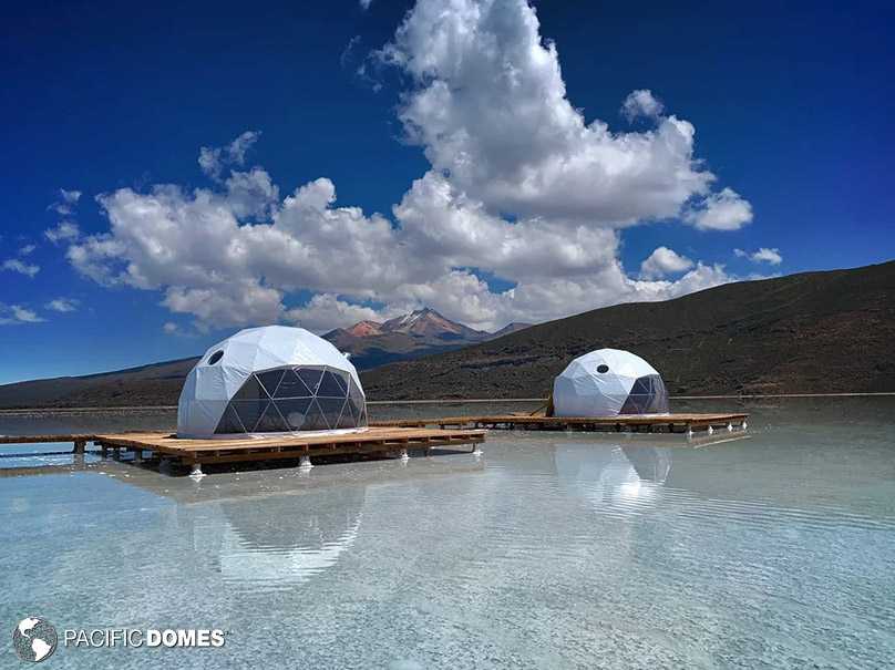 glamping dome, dome home, shelter dome