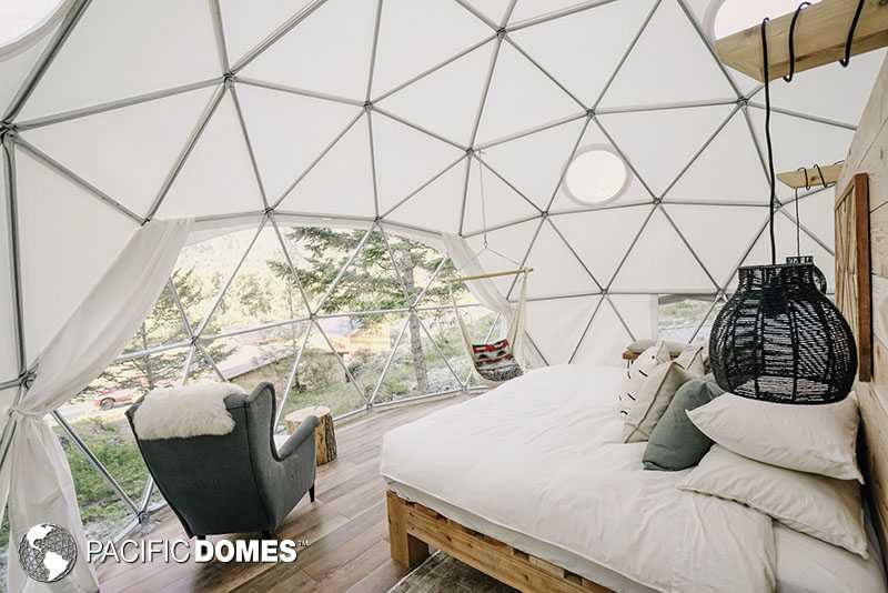 20-ft dome home interior