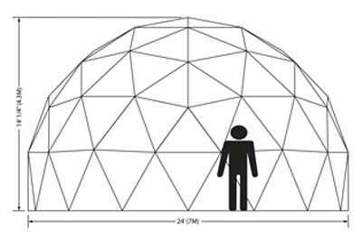 24ft Dome Elevation