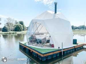 16-ft. Nomad Dome on floating platform