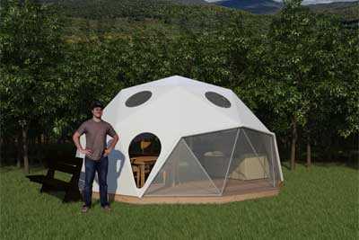 Pacific Domes - 16ft Nomad Dome