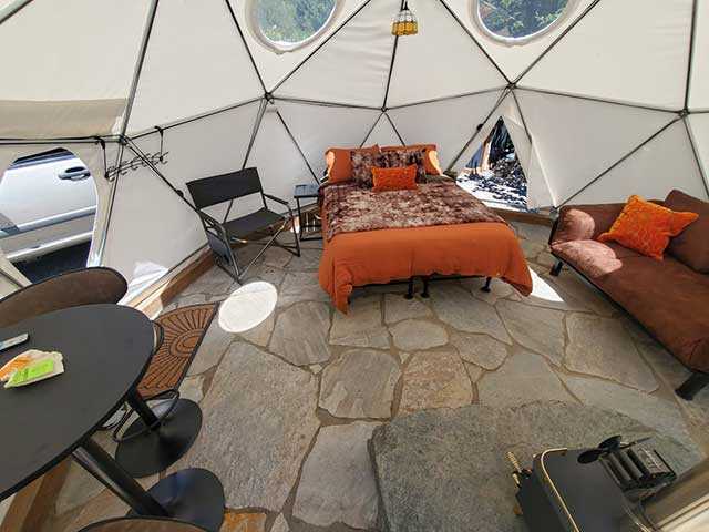 16-ft Nomad Dome Interior