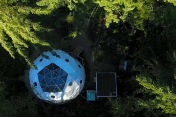 30-ft Woodland Dome Setting