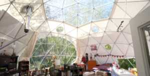 30-ft. Dome Home w/Bay Window & Skylight View