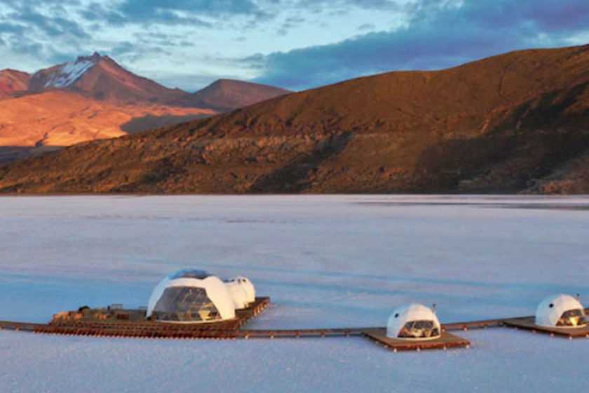 Bolivia Salt Flat Domes