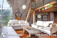 24ft Dome Home Interior - Canada
