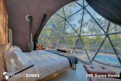 24ft Dome Home Interior - Mont Tremblant
