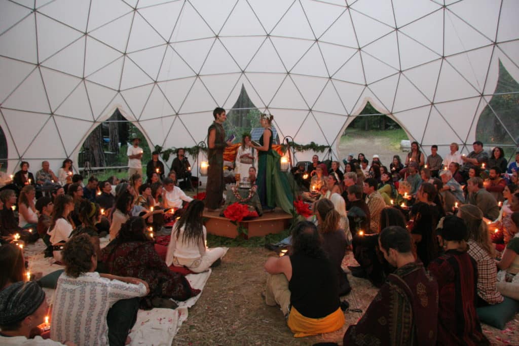 Wedding Dome Tent Interior - Geodesic Event Tents for Rent