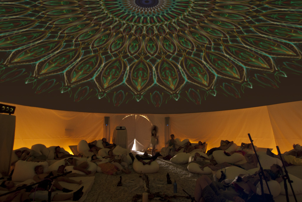 Burning-man Projection Dome Theaters by Pacific Domes