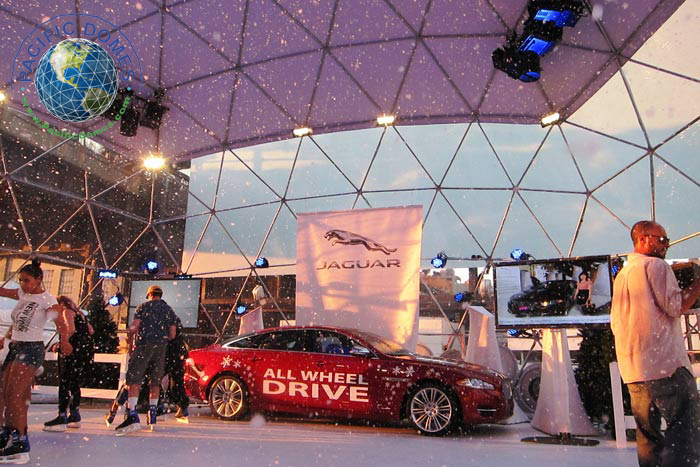 Snow Globe for Jaguar Motors - Event Domes by Pacific Domes or Oregon