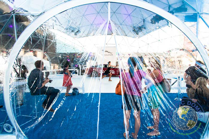 Snow Globe Dome - Geodesic Dome Tent for Jaguar Motors
