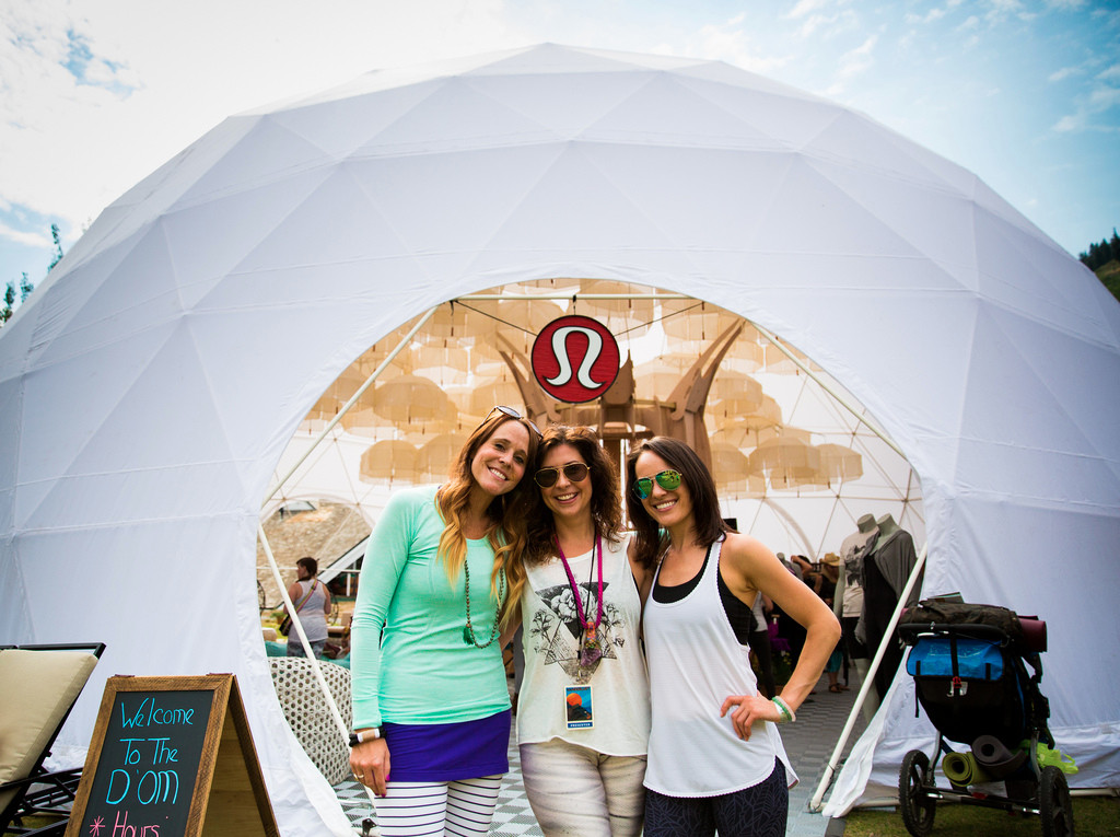 Geodesic Event Tent for Wanderlust by pacific domes of Oregon