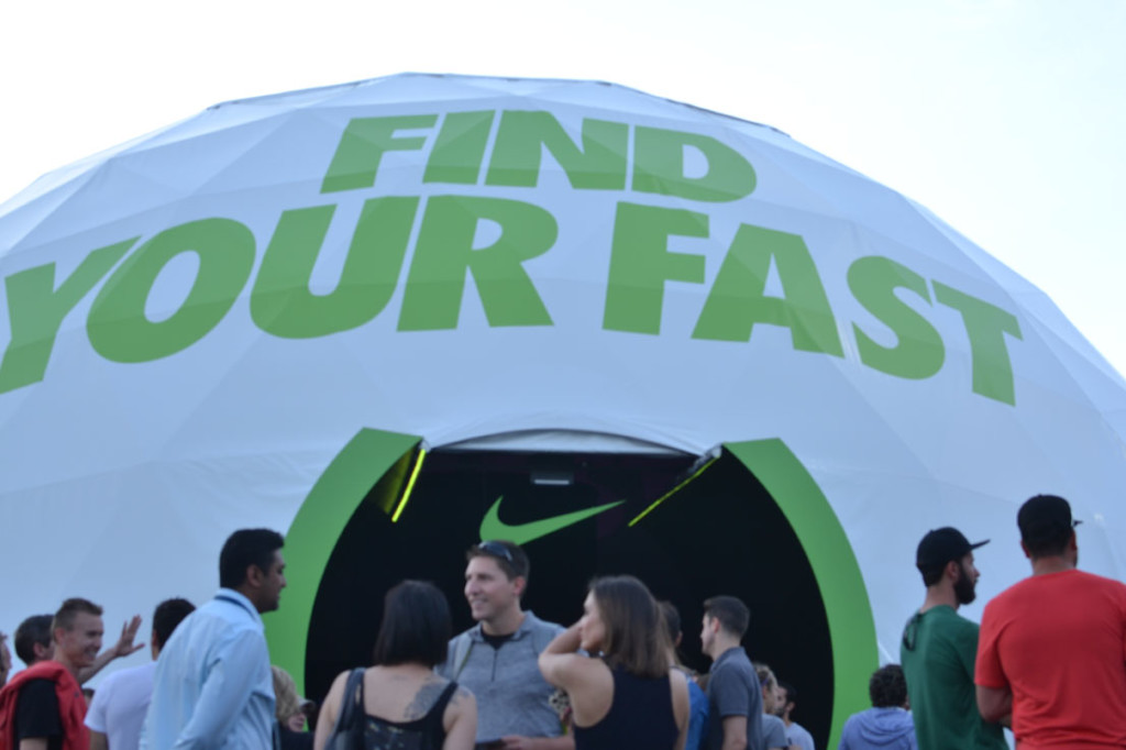 Corporate Event Tent for Nike - Event Marketing Tents for Sale - Pacific Domes