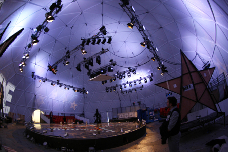 Sky1 Dance TV Geodesic Event Dome 