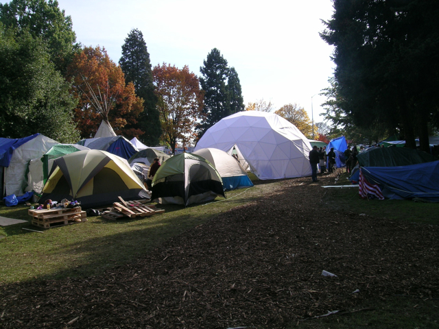 Occupy Eugene Dome -tents