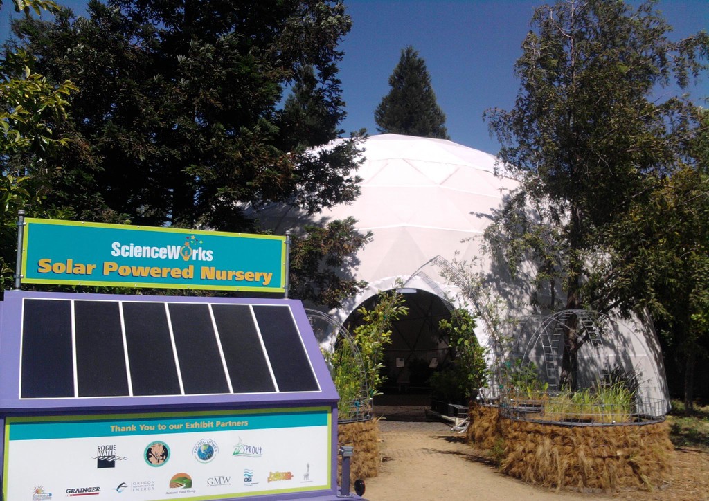 Science-Works Greenhouse Dome, outdoor classroom