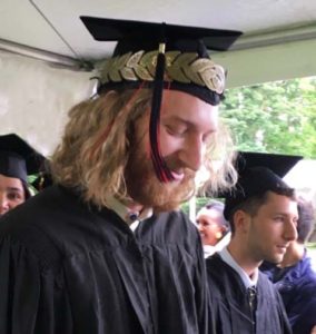 Taliesin graduates under a Geodesic Dome