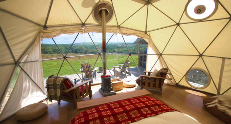 Glamping Resort Accommodations - Geodesic Dome Homes