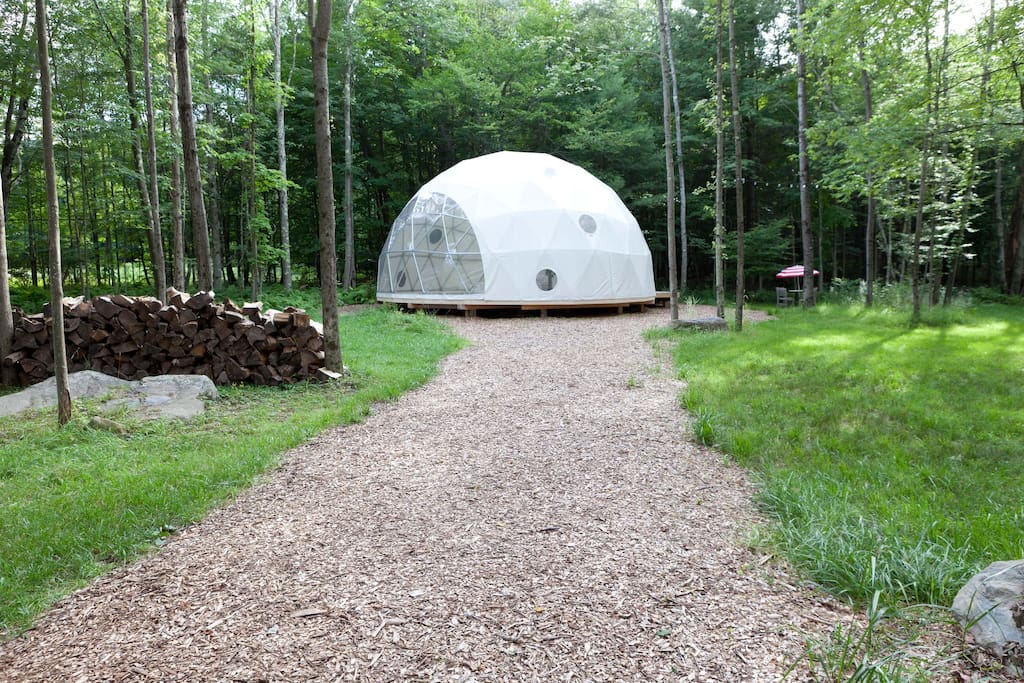 AirBnB Dome Home Rental by Pacific Domes