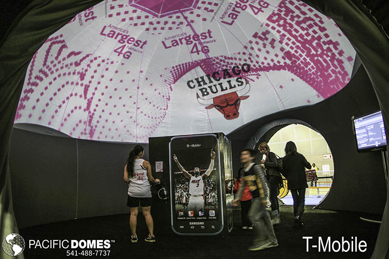 T-Mobile-Pacific Domes , experiential marketing