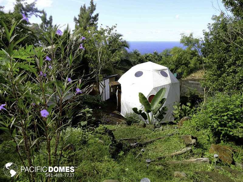 geodesic, Réunion Island’s Bubble Dome Village