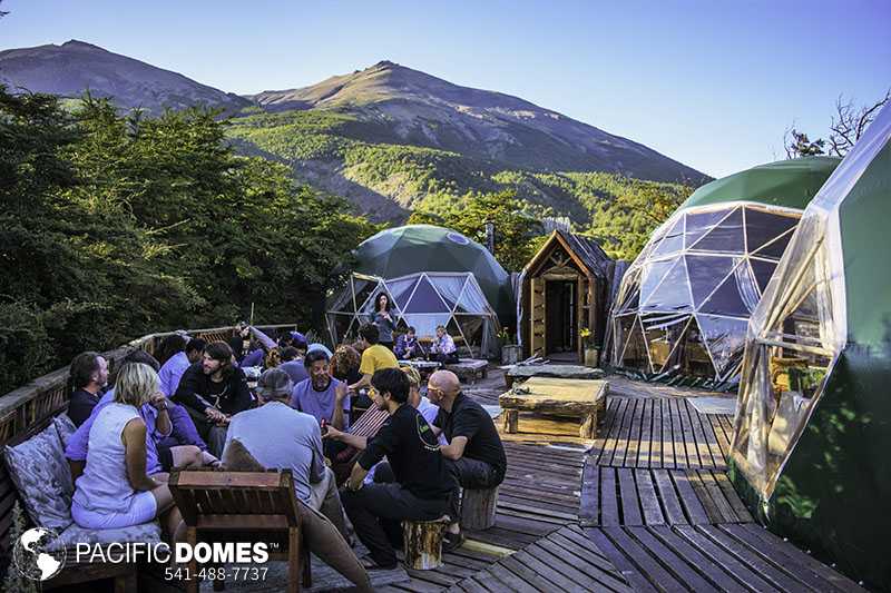 Eco-camp Patagonia Geodesic Dome Ecovillage