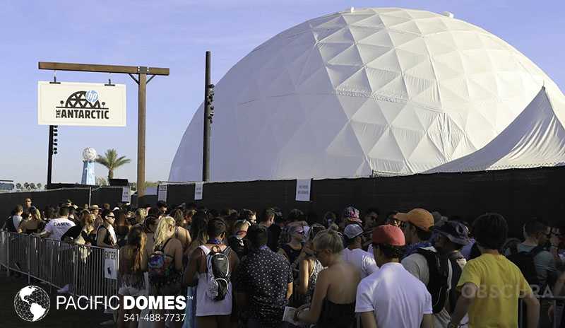 120ft Coachella Dome Entrance