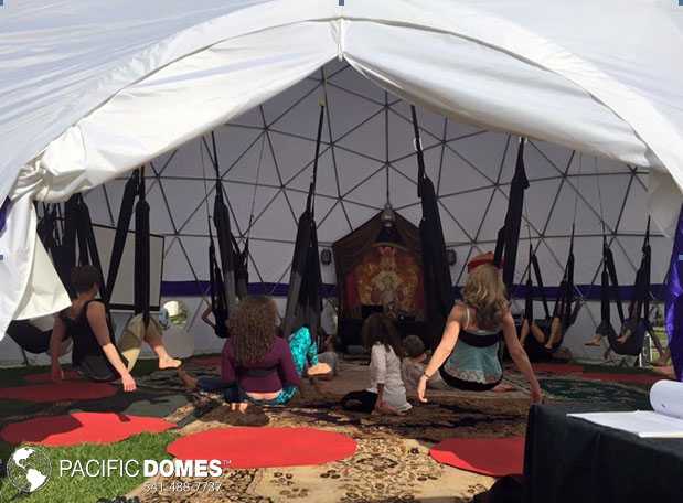 Jen Healy-Aerial Yoga Dome Play -Pacific Domes