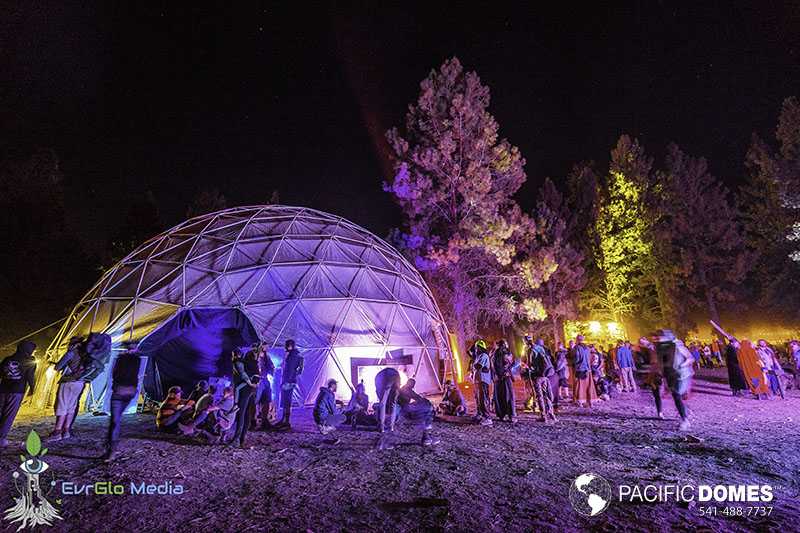 festival glamping domes