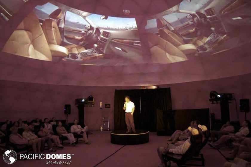 Audi Obscura Projection Dome Interior